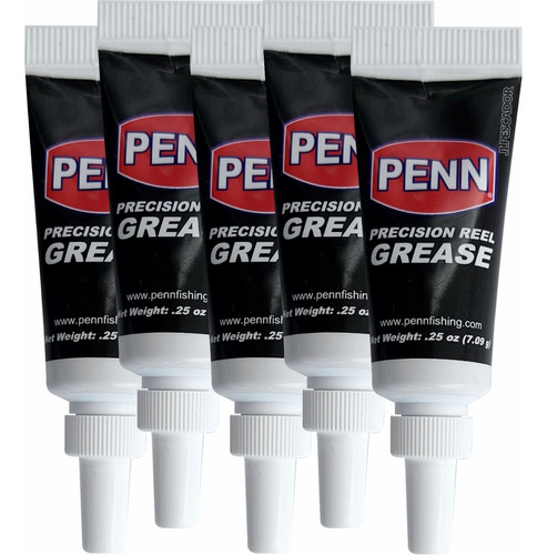 Kit 5 Grasas Penn Para Carretes Pesca 7 Gramos