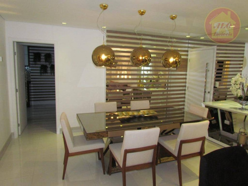 Apartamento Com 3 Dormitórios À Venda, 149 M² Por R$ 1.290.000 - Canto Do Forte - Praia Grande/sp - Ap5549