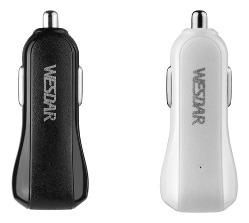 Cargador Celular Auto Wesdar U6 Carga Rapida 2 Usb 5 V 2.4 A
