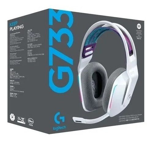 Auriculares Logitech G733 Rgb Wirelees Con Blue Voice