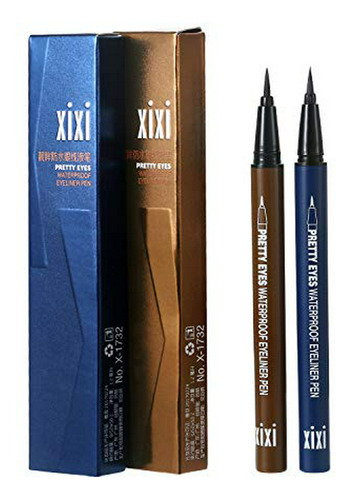 Delineadores - Vtrem 2 Pack Eyeliner Pencil Navy Blue / Ligh