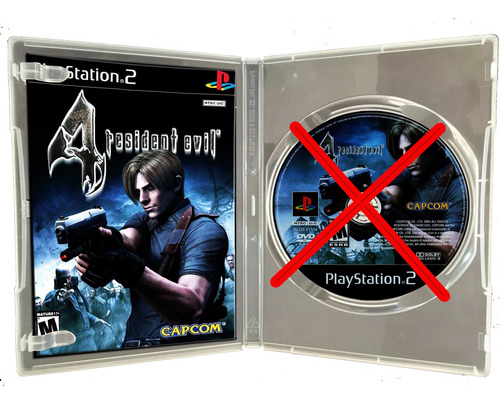 Resident Evil 4 Ps2 Estuche Y Manual Calidad Premium