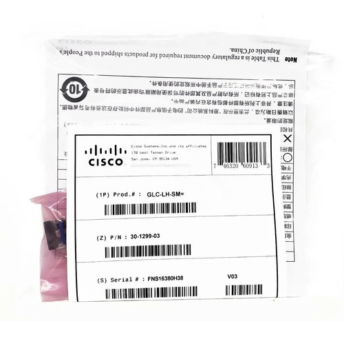 Gbic Cisco Glc-lh-sm 30-1299-03 Original Nota Fiscal