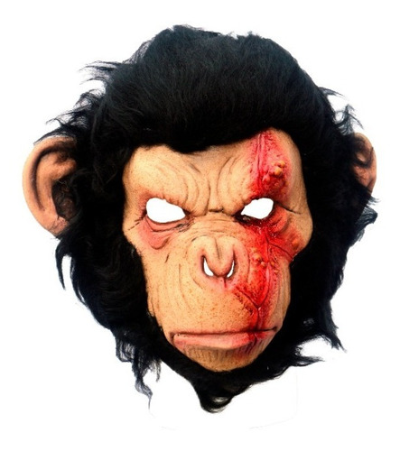 Máscara De Chango Infected Simio Disfraz Halloween Chimpance