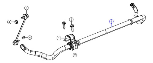 Barra Estabilizadora Delantera Journey Se Dodge 11/17