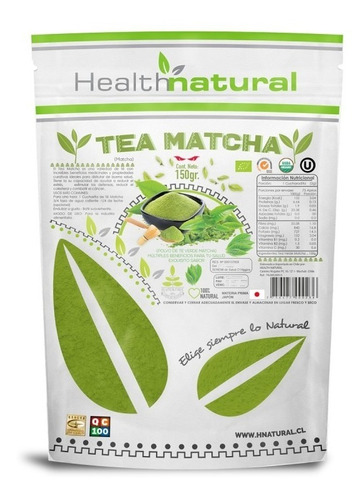 Te Matcha Certificado 100% Orgánico.  Agronewen 