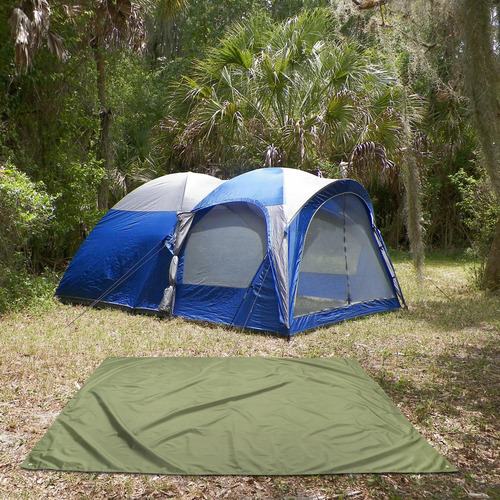 Gran Tienda De Campaña Lona Impermeable Al 1,5x2m Verde