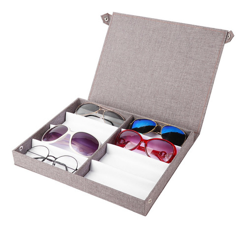 Organizador De Gafas, 8 Ranuras Para Guardar Gafas De Sol, M