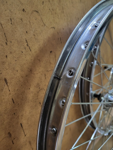 Imagen 4 de 4 de Rin Rueda 20 Para Bicicleta Delantero Y Trasero