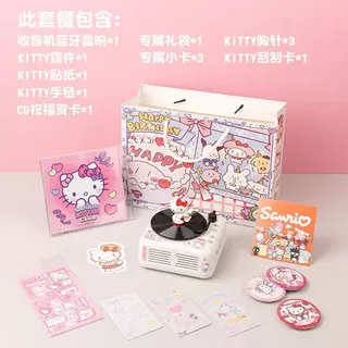 Bocina Bluetooth Sanrio 2en1 Kuromi Hello Kitty