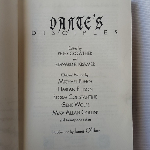 Dantes Disciples Bishop Ellison Wolf Collins White Wolf