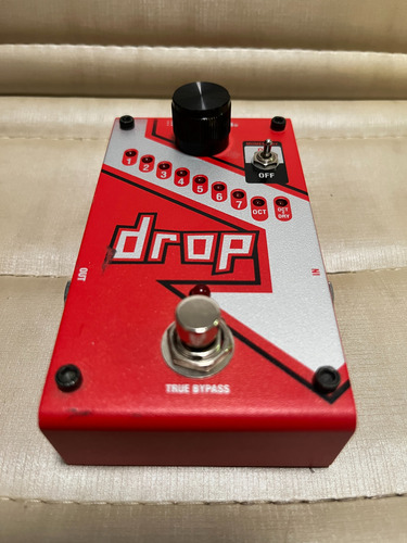 Pedal Digitech The Drop Vermelho Com Fonte Original!! Vermelho (Usado)