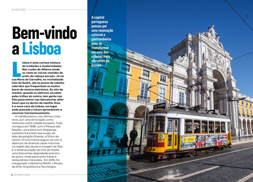 Portugal é um Show! - Lisboa, de Editora Europa. Editorial Editora Europa Ltda., capa mole em português, 2022