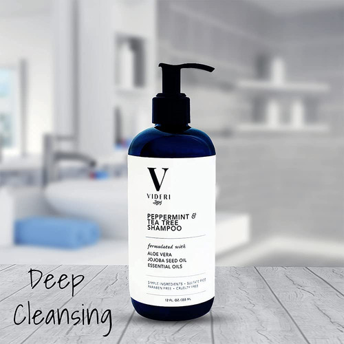 Videri Sulfate Free Shampoo For Keratin Treated Hair Pepperm