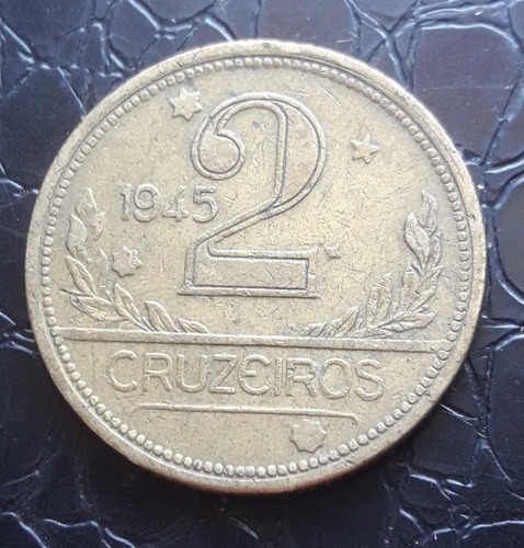 Moeda De 2 Cruzeiros 1945 Com Sigla. (Usado)