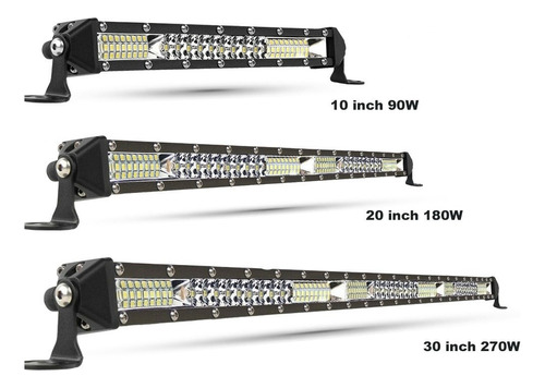 Barra Slim Led 30pulgadas 270w Jeep 4x4 Universal