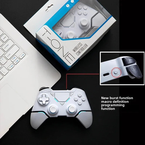 Controlador De Juegos Neutral T1 Inalámbrico Con Vibración B