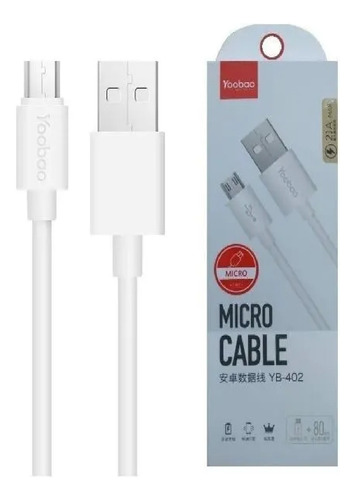 Cable Micro Usb Datos Y Carga 2.4 Amp Carga Rapida D01v