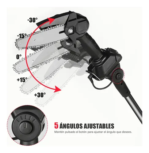 Mini Motosierra Inalámbrica Poda 6 Pulgadas 24 V 550w Recarg