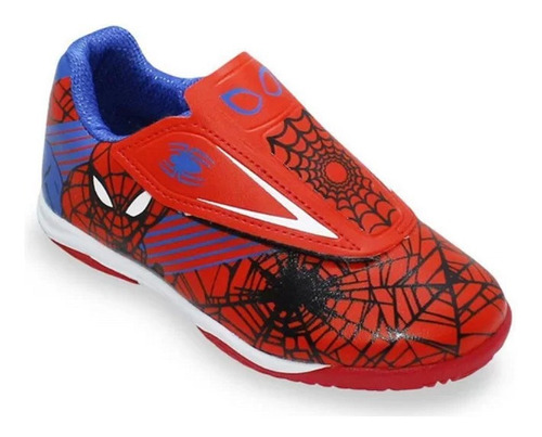 Tênis Dray Marvel Homem-aranha Futsal Infantil 4054 Nm 21-27