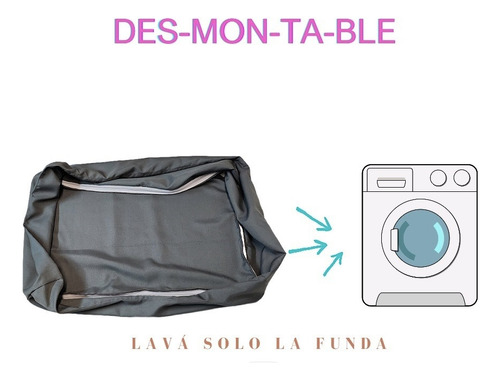 Cama Cucha Para Perro Lola Pets Soho Grande Desmontable