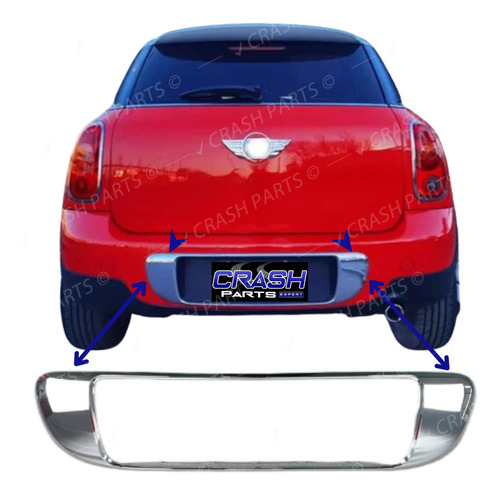 Suporte Placa Parachoque Mini Pepper 2011 2012 2013