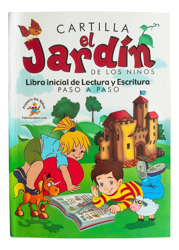 Cartilla El Jardin Libro Inicial De Lectura Y Escritura