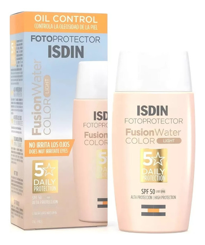 Fotoprotector Isdin Fusion Water Color Ligth Spf 50 X 50ml