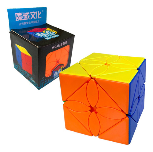 Cubo Rubik Mei Long Maple Leaves Skewb + Manual De Patrones