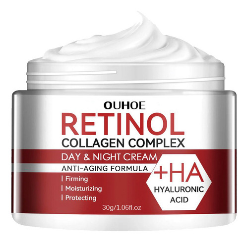 Crema Facial Hidratante Con Retinol B, Antiarrugas, Decolora