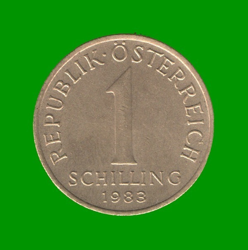 Moneda De Austria 1 Chelin, Año 1983, Estado Usada.-