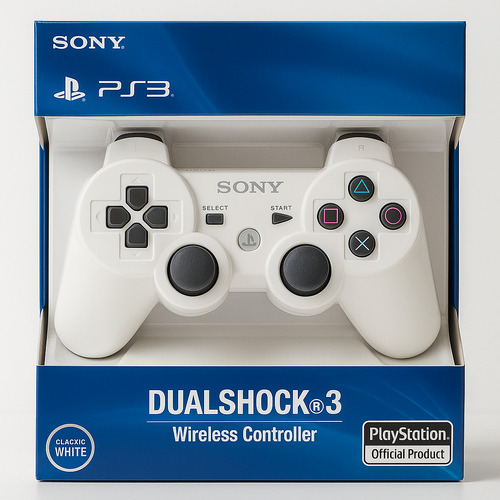 Control Sony Dualshock 3 Para Ps3/slim/super Slim Original Blanco