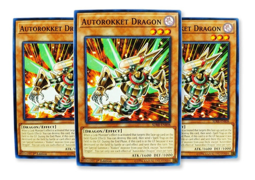 Yugi-oh! Autorokket Dragon Sdrr-en008 Comun