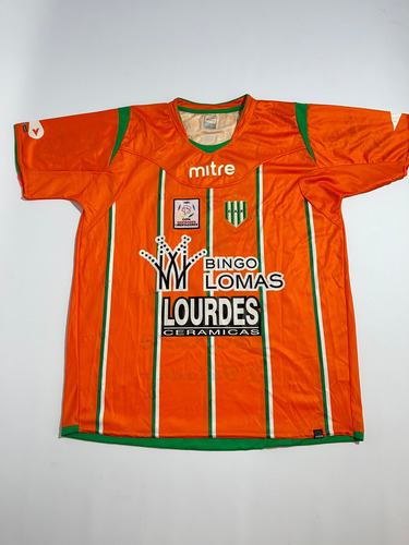 Camiseta Banfield Mitre Naranja Utileria #22 Libertadores (Usado)