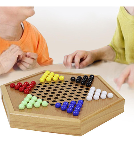Damas Chinas De Madera, Juego De Estrategia Clásico,