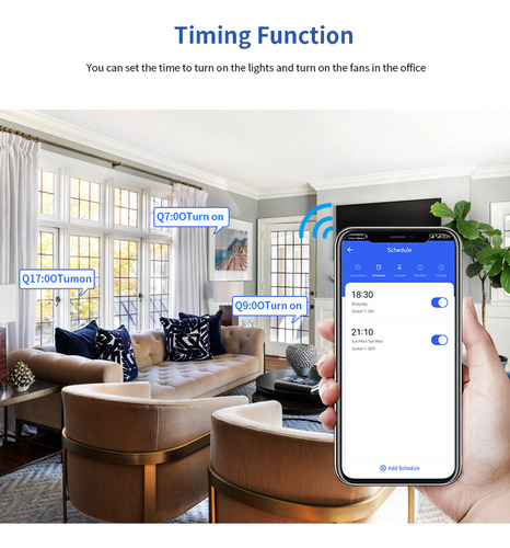 Módulo De Disyuntor Inteligente App Control Wifi Rf433