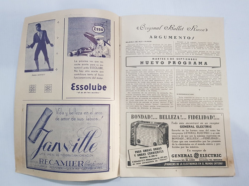 Imagen 5 de 10 de Antiguos Y Raros Programas De Teatro 1930 1940 Mag 58956