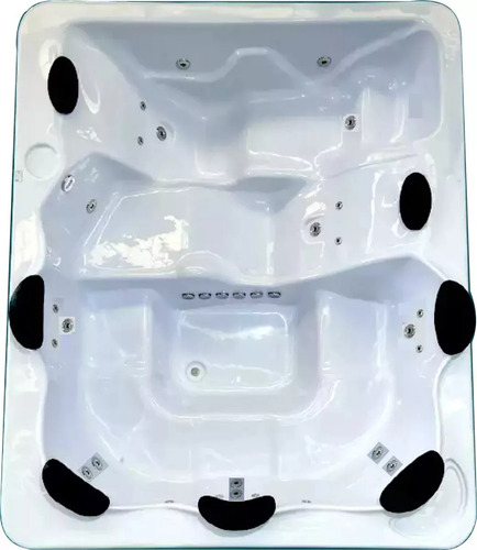 Spa Copacabana Para 7 Pessoas Com Aquecedor E Cromoterapia!