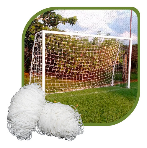 Par De Red Futbol 7 - 6.2 X 2.3m - 2mm Uv - Gismar