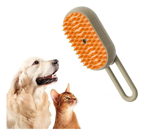 Kit De Lavado Para Mascotas Steam Brush, Cepillo De Aseo Mul