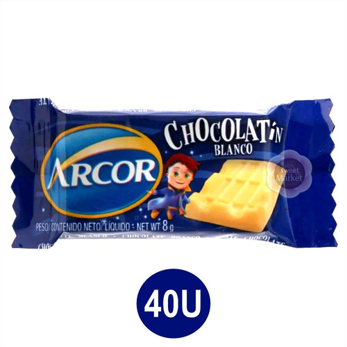 Chocolatin De 8g Arcor X40 Unidades - Oferta En Sweet Market