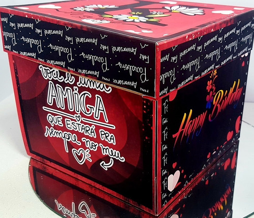 Imagem 5 de 6 de Festa Na Caixa Explosão Feliz Aniversário Super Amiga