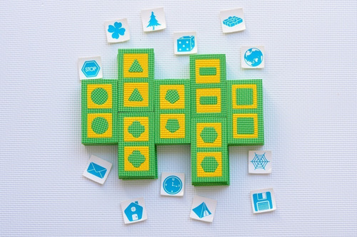 Juegos Mesa Dominó Figuras Educativo Aprendizaje Didáctico