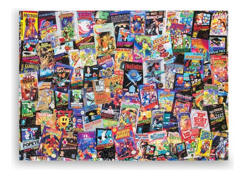Videojuego Retro Jigsaw Puzzle Toynk Armageddon De 8 Bits, 1