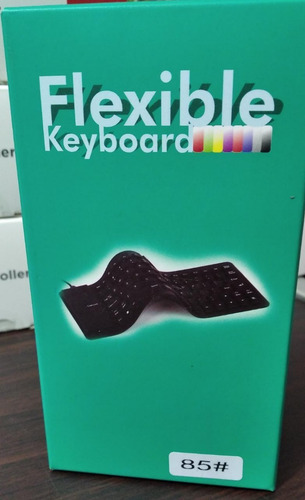 Teclado Flexible Usb Portatil Plegable Resistente Polvo Agua