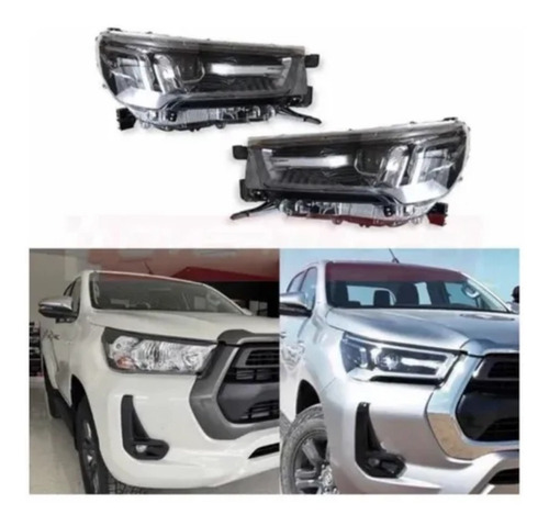 Faros Led Toyota Hilux Full 2021- Lujo