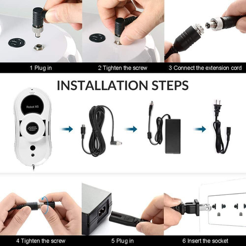 Limpiador De Vidrios Sophinique X5, Robot, C/ App Control
