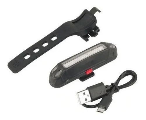 Luz Trasera Led Stop Recargable Bicicleta Ruta/mtb 100lumens