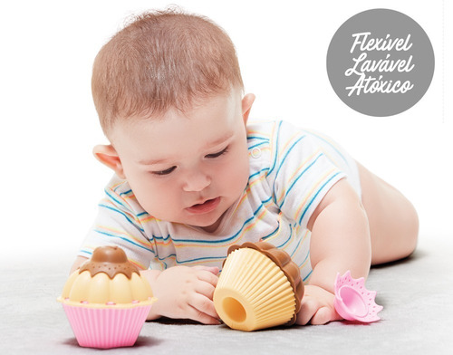 Juego De Encastre Cupcakes Original Rivaplast