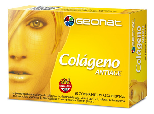 Geonat Colágeno Antiage Suplemento Dietario 60 Compr